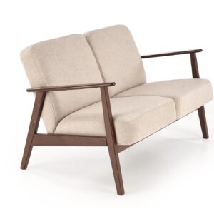 SOHVA MILAVOR 2S, beige/ tumman pähkinänruskea