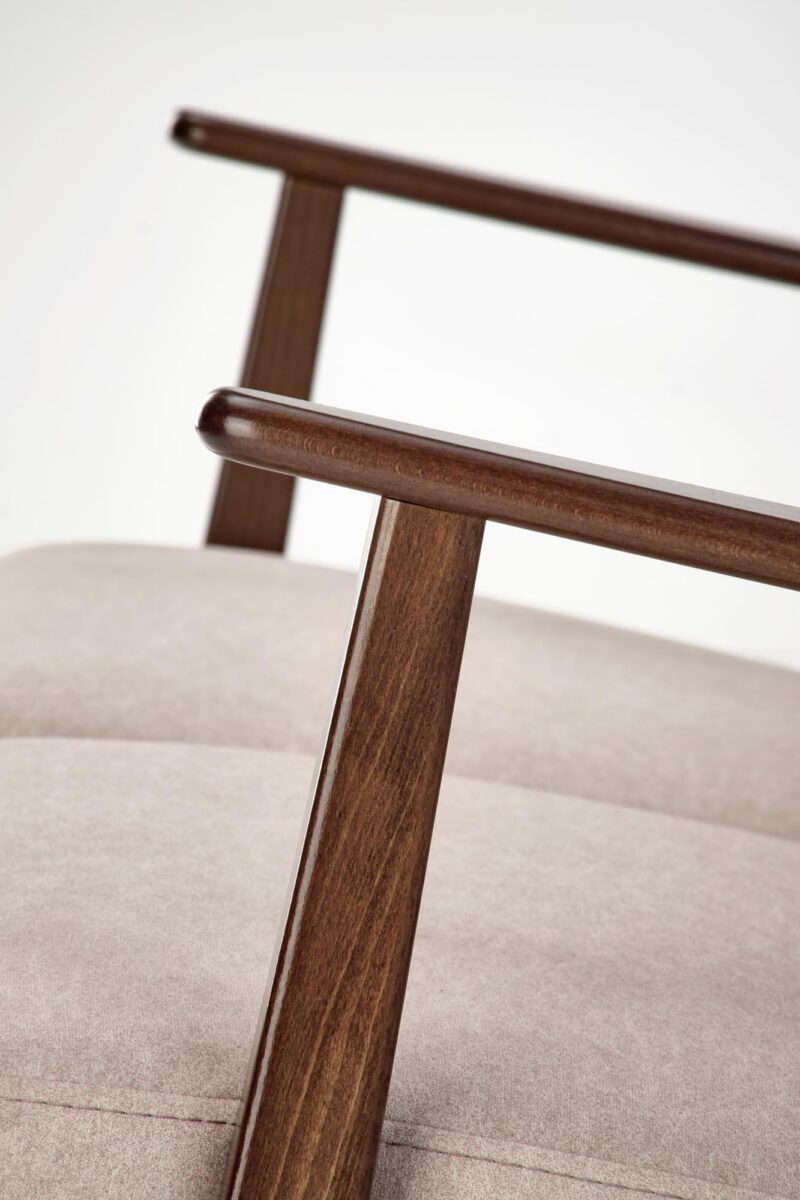 SOHVA MILAVOR 2S, beige/ tumman pähkinänruskea