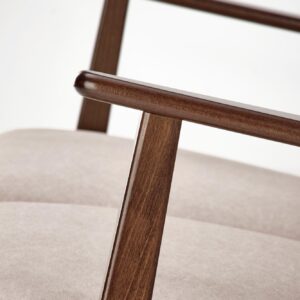 SOHVA MILAVOR 2S, beige/ tumman pähkinänruskea