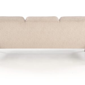 Sohva MILAVOR 3S, beige/ tumma pähkinä