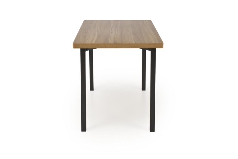 MILVER-sarja komplekti, pöytä + 4 tuolia, väri: luonnollinen / musta