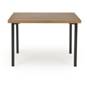 MILVER-sarja komplekti, pöytä + 4 tuolia, väri: luonnollinen / musta