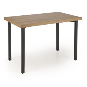 MILVER-sarja komplekti, pöytä + 4 tuolia, väri: luonnollinen / musta