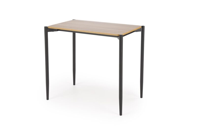 NARDIN-sarja, pöytä + 2 tuolia, väri: luonnonvärinen / musta