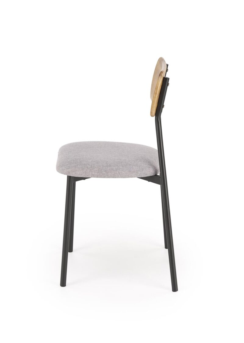 NARDIN-sarja, pöytä + 2 tuolia, väri: luonnonvärinen / musta