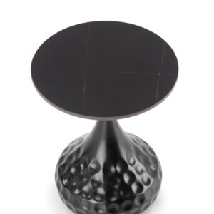 Kahvipöytä VERDON, musta marmor / musta