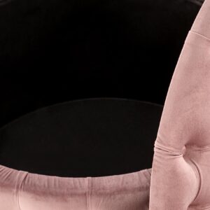 NUNEZ-pouf väri: vaaleanpunainen