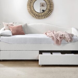 Sänky laatikoilla CALRIA 90x200 kerma