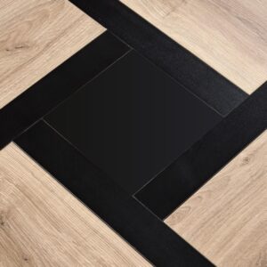 Kahvipöytä SEVANO, tammi / musta