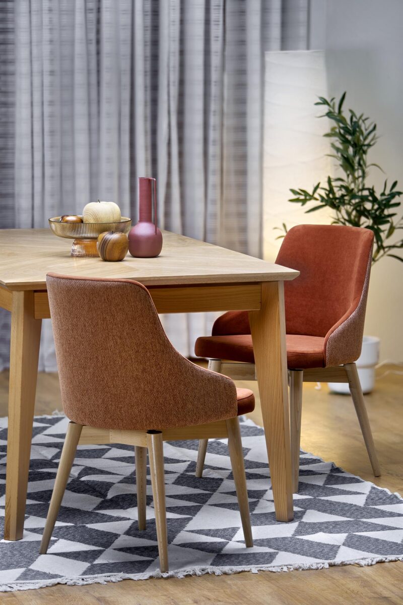 Ruokapöytä EDMIRON, luonnon tammi