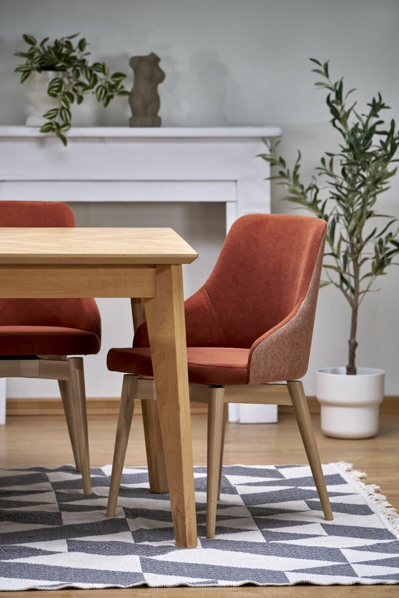 Ruokapöytä EDMIRON, luonnon tammi