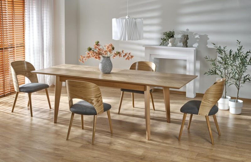 Ruokapöytä EDMIRON, luonnon tammi