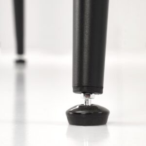 Ruokapöytä EMILIO 120, valkoinen marmori / musta