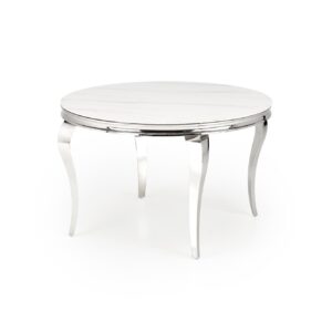 Ruokapöytä REGNALD, valkoinen marmori