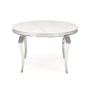 Ruokapöytä REGNALD, valkoinen marmori