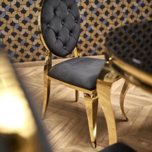 Pöytälampi REGNALD 2, musta lasia