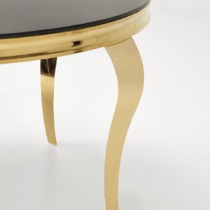 Pöytälampi REGNALD 2, musta lasia