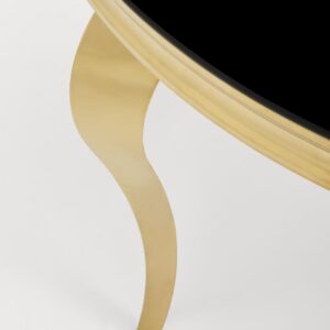 Pöytälampi REGNALD 2, musta lasia