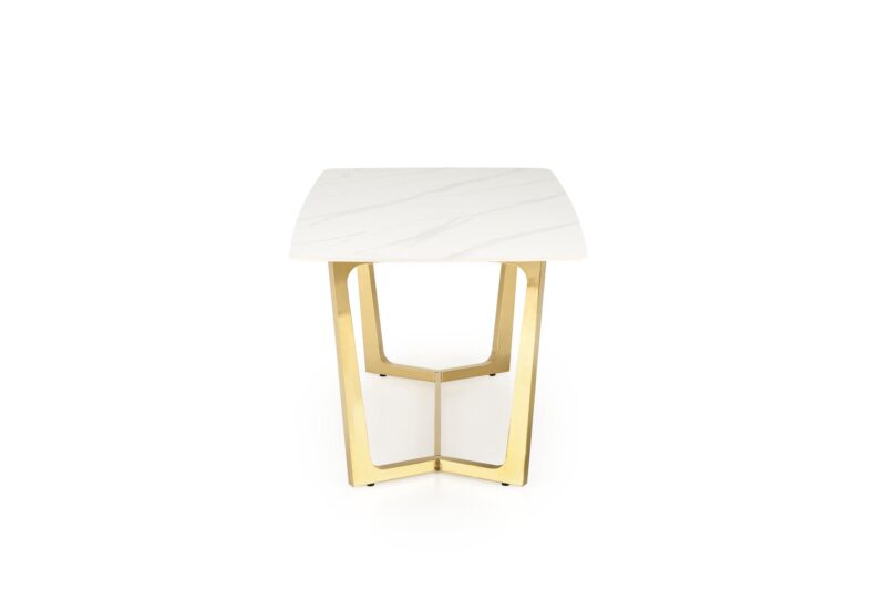 Ruokapöytä CASTESSA, valkoinen marmori