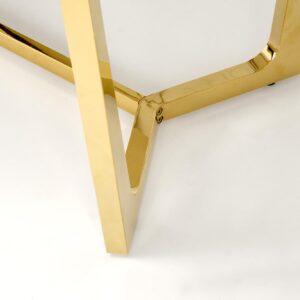 Ruokapöytä CASTESSA, valkoinen marmori