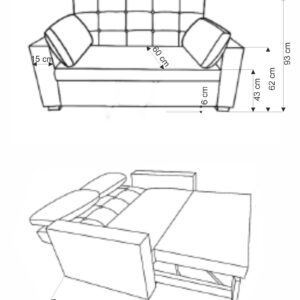 Divaanisänky PAULMER, beige