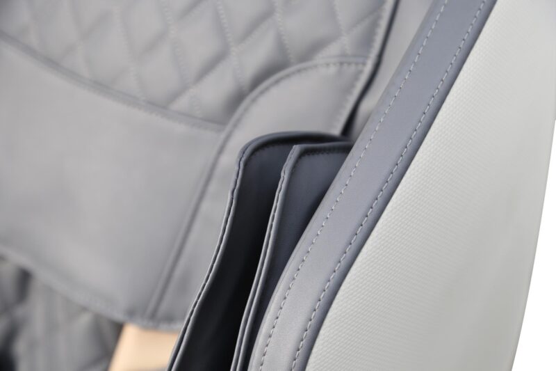 Hierontatuoli SOLARON, kerma / harmaa / kultainen