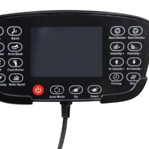 Hierontatuoli SOLARON, musta / kultaa