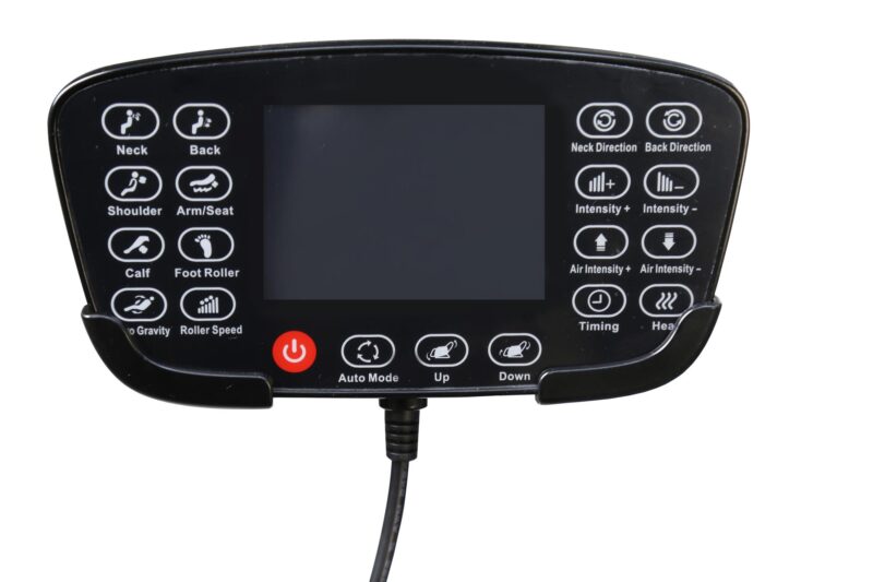 Hierontatuoli SOLARON, musta / kultaa