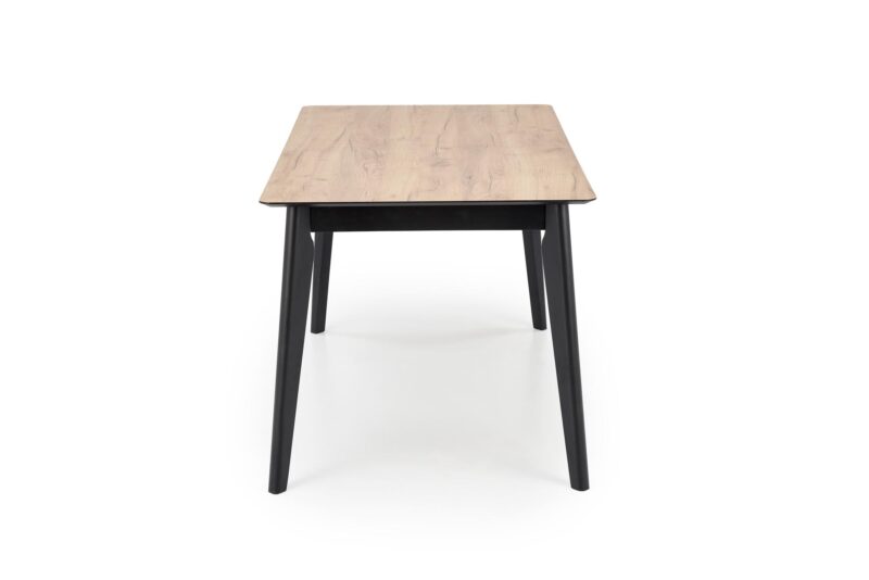 Pidentävä Ruokapöytä GULVAR, wootani tammi / musta