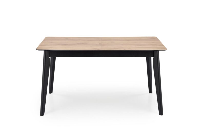 Pidentävä Ruokapöytä GULVAR, wootani tammi / musta