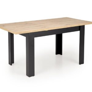 Pidentävä Ruokapöytä BAGRON, artisan tammi / musta