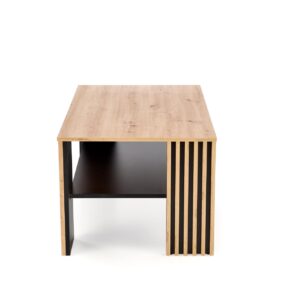 Kahvitabletti FEMORA, käsityökoivu / musta