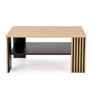 Kahvitabletti FEMORA, käsityökoivu / musta