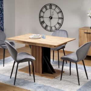 Säätötabletti FABRION, käsintehty tammi / musta