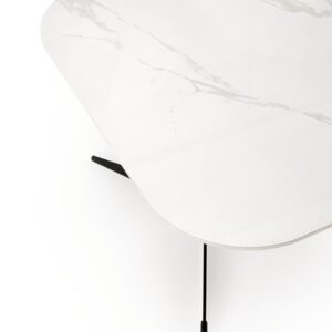 Kahvilapöytä AURMERE, valkoinen marmori