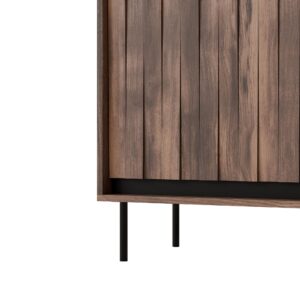 Kummutti VERAALTO, pähkinä / musta