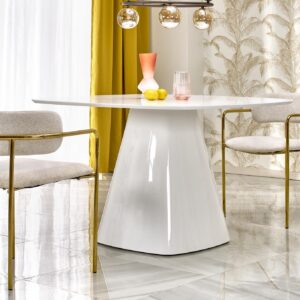 Ruokapöytä FLAVIO, valkoinen