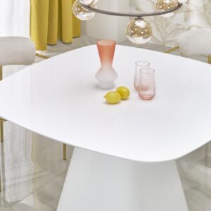 Ruokapöytä FLAVIO, valkoinen