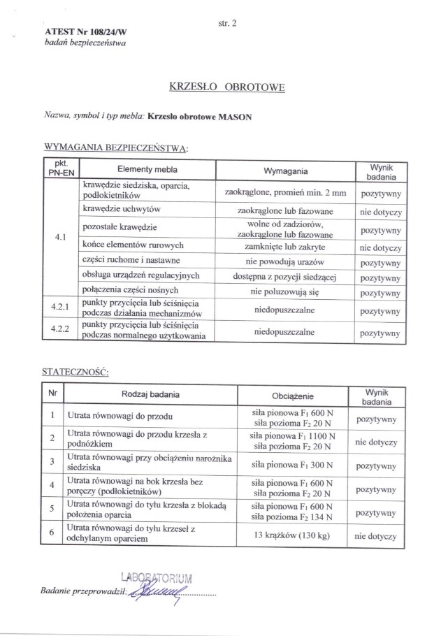 Toimistotuoli MASVIN, musta