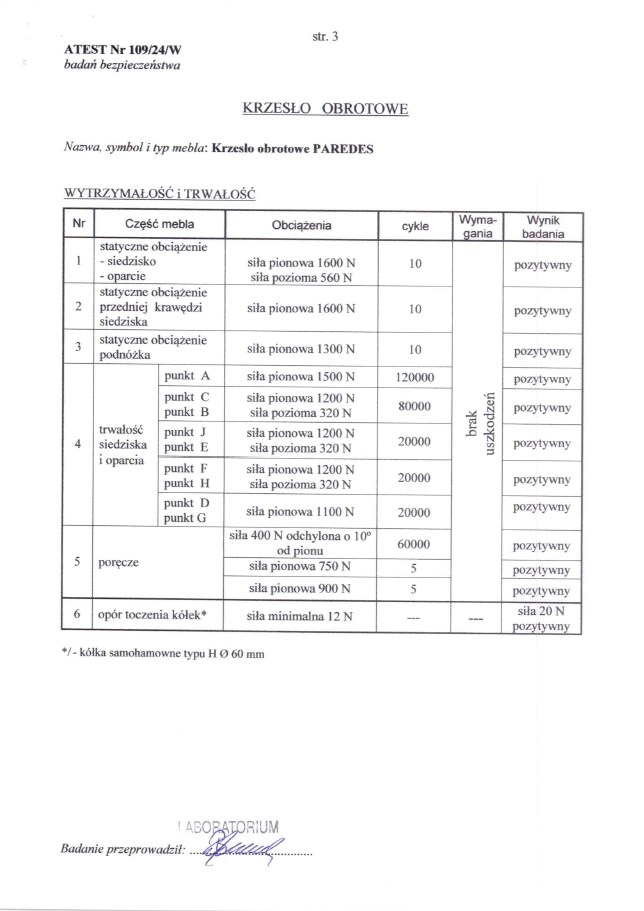 Toimistotuoli PARLON, musta