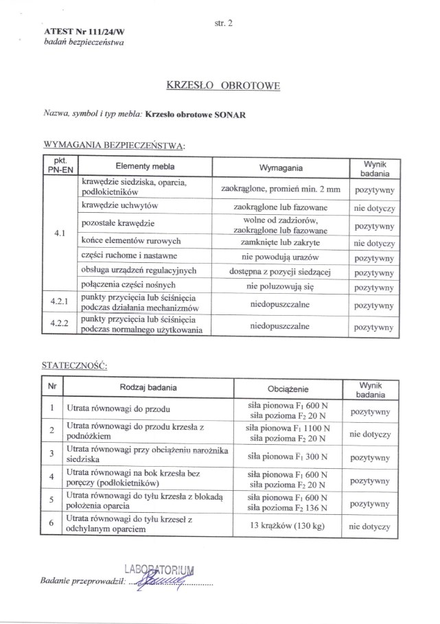 Toimistotuoli SONVAR, musta