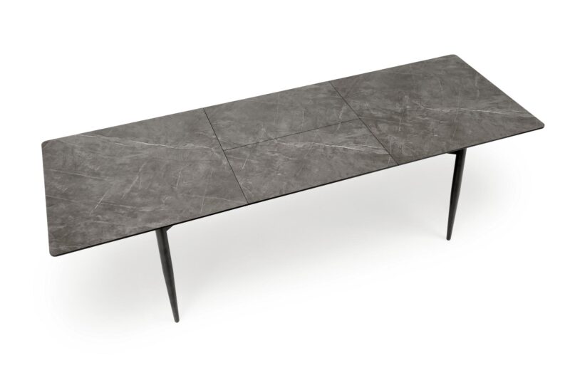 Pidentävä ruokapöytä CASTALTO, harmaa