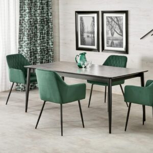 Pidentävä ruokapöytä CASTALTO, harmaa