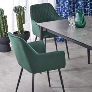 Pidentävä ruokapöytä CASTALTO, harmaa