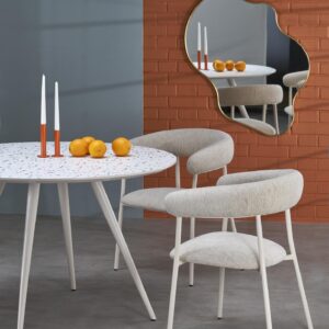 Ruokapöytä ARMON, lastulevy / musta