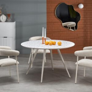 Ruokapöytä ARMON, lastulevy / musta