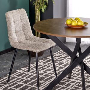 Ruokapöytä EDGAR, pähkinä / musta