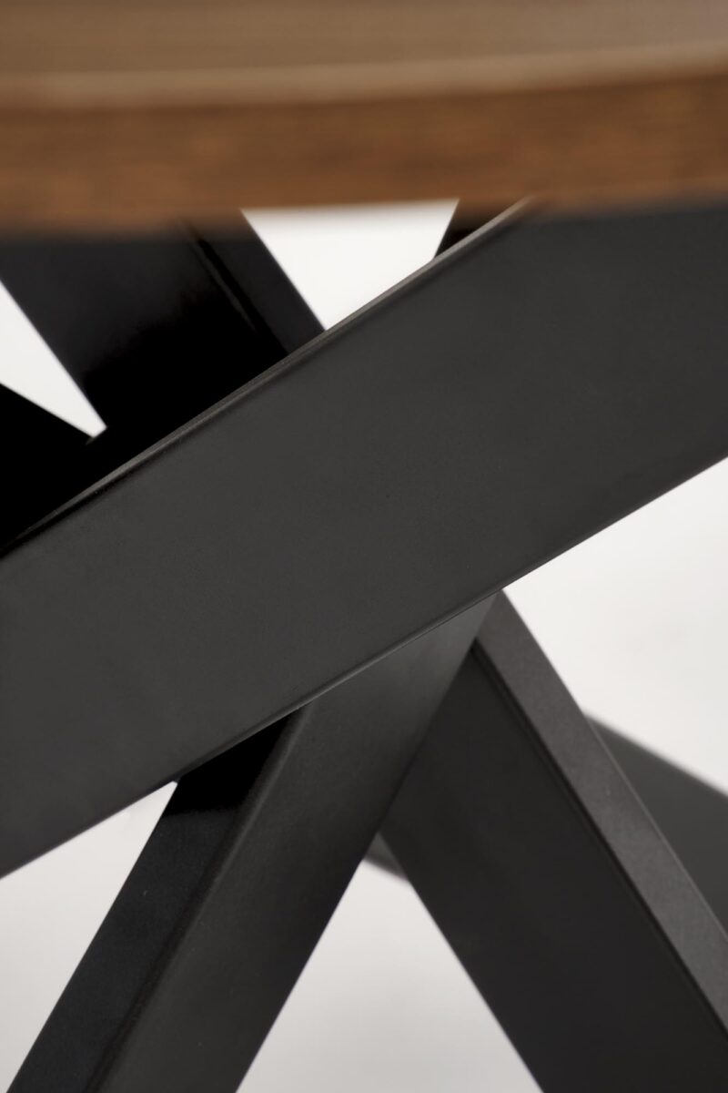 Ruokapöytä EDGAR, pähkinä / musta