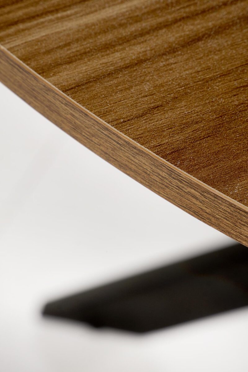 Ruokapöytä EDGAR, pähkinä / musta