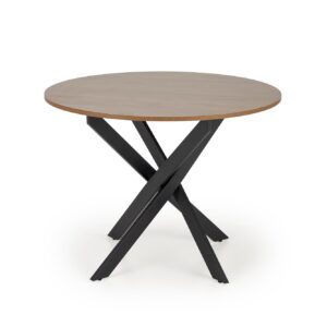 Ruokapöytä EDGAR, pähkinä / musta